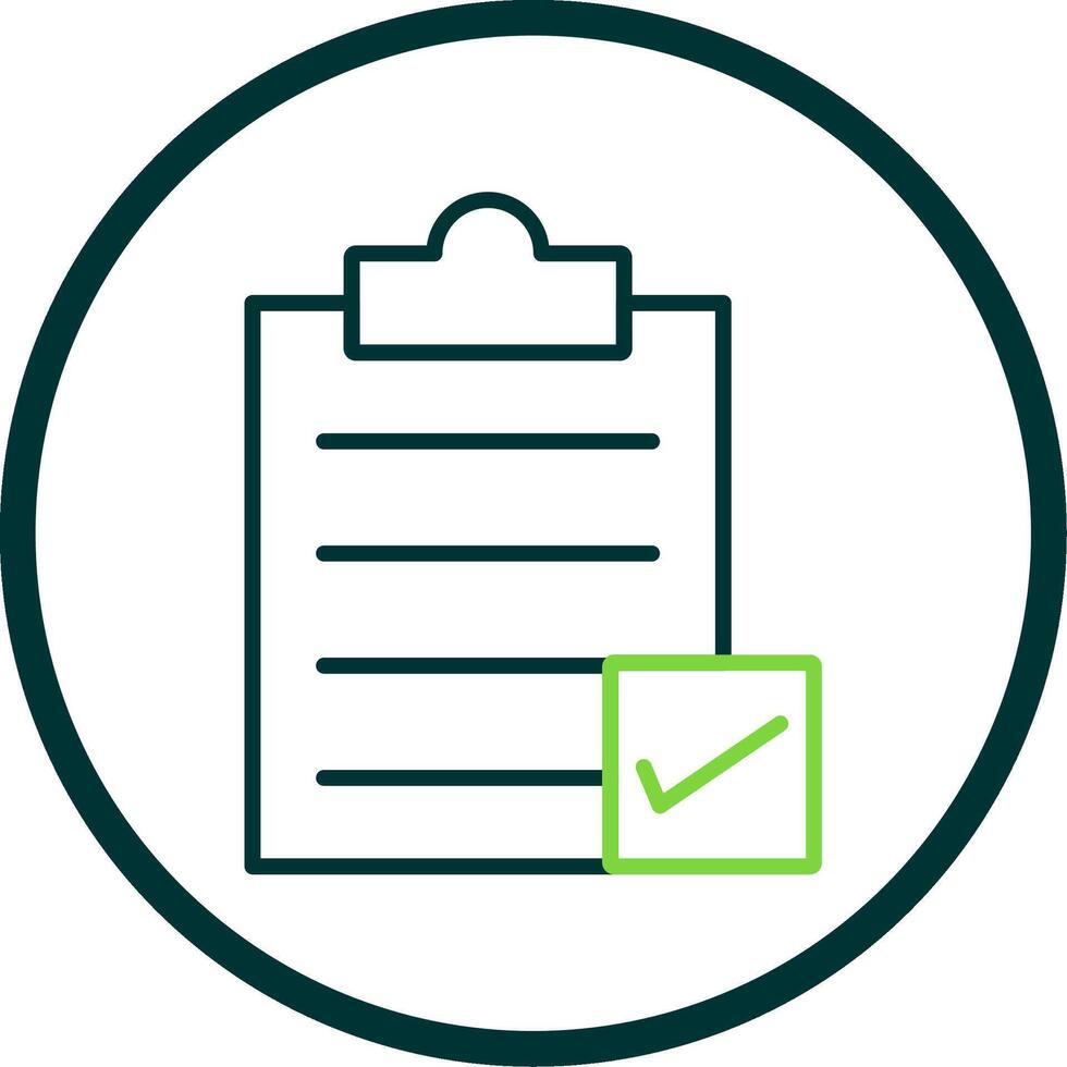 Directory Submission Line Circle Icon Design vector