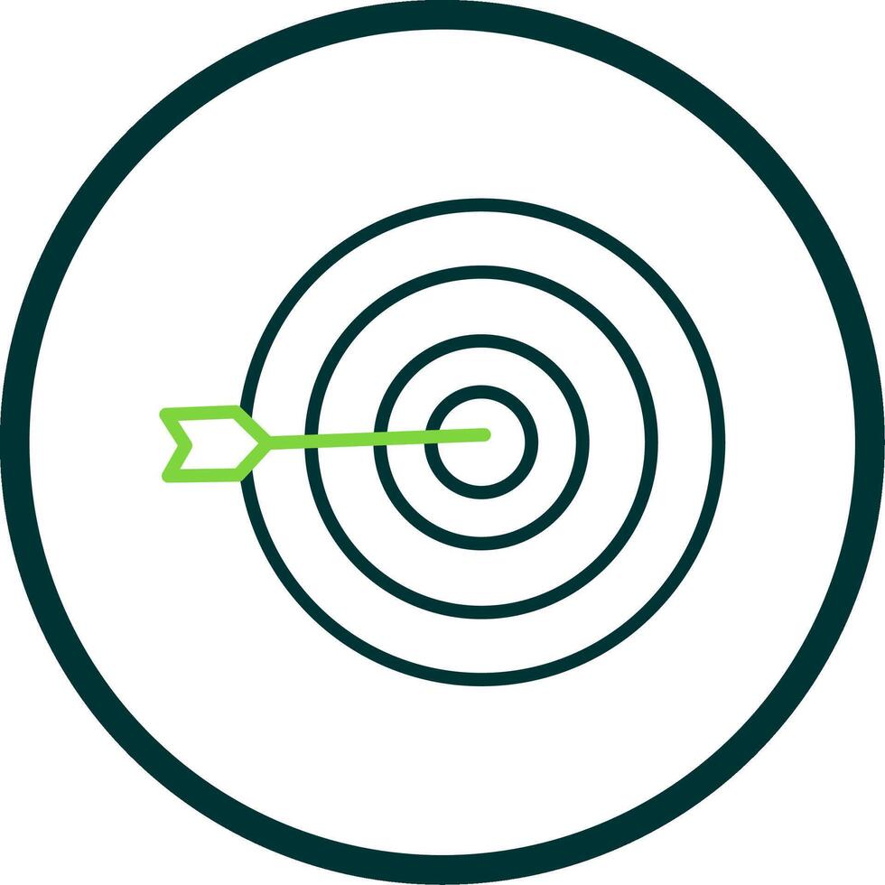 Targeting Line Circle Icon Design vector