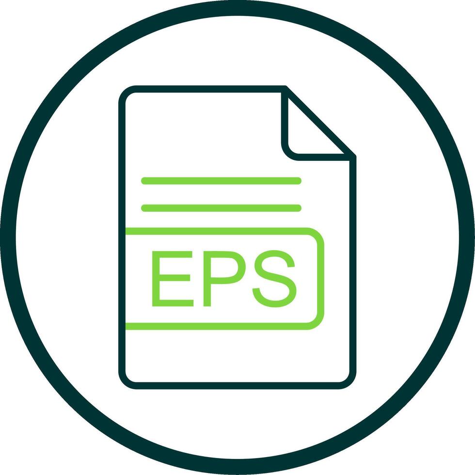 EPS File Format Line Circle Icon Design vector