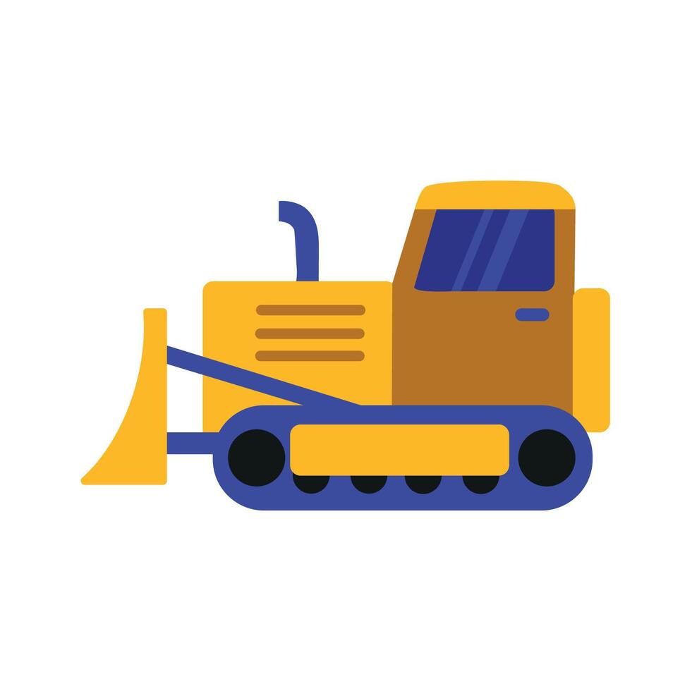 Buldozer icon clipart avatar logotype isolated illustration vector