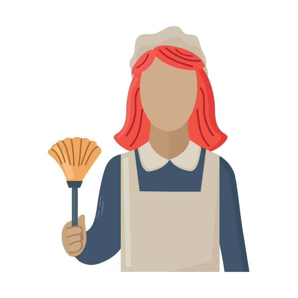 Maid icon clipart avatar logotype isolated illustration vector