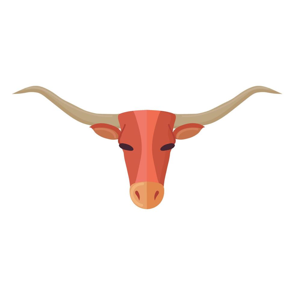 Longhorn icon clipart avatar logotype isolated illustration vector