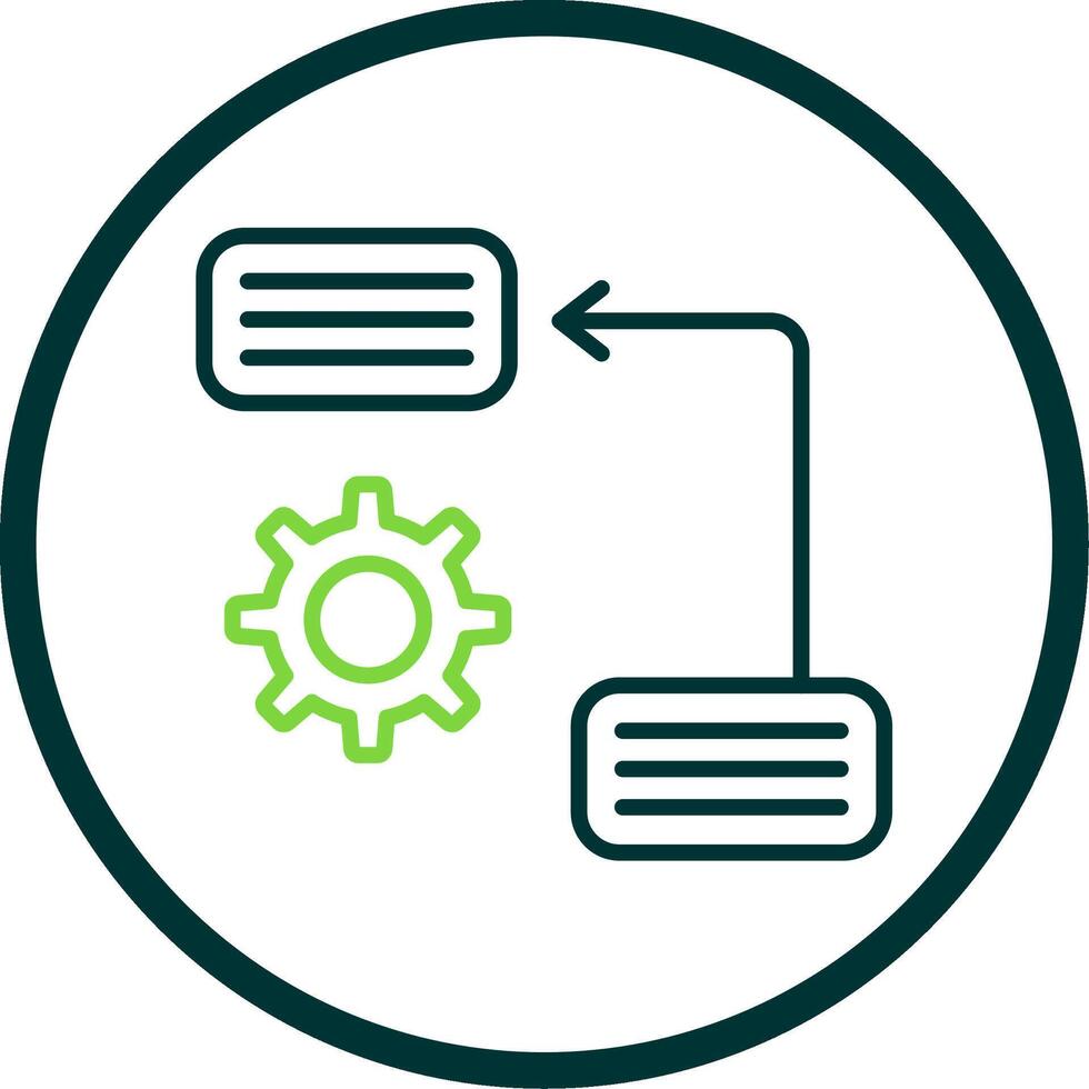 Prioritize Line Circle Icon Design vector