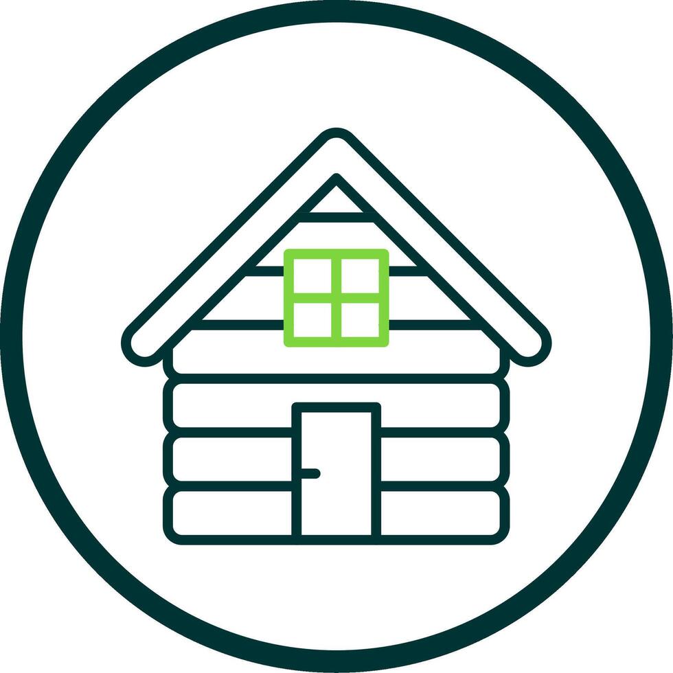 Store Line Circle Icon Design vector