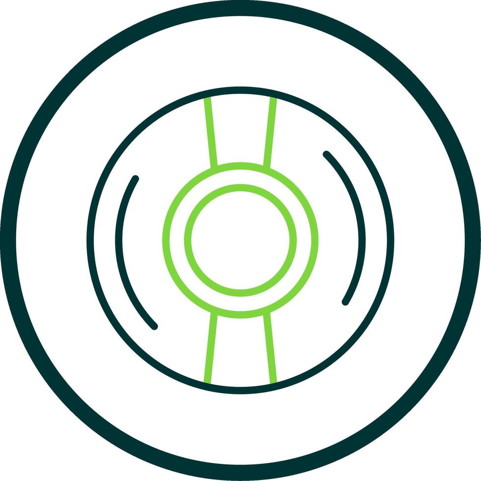 Cd Line Circle Icon Design vector