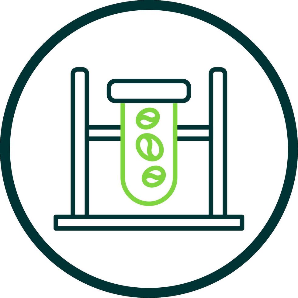 Quality Check Line Circle Icon Design vector