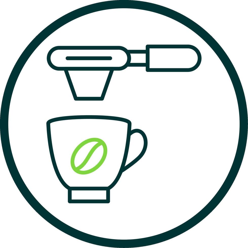 Filter Line Circle Icon Design vector
