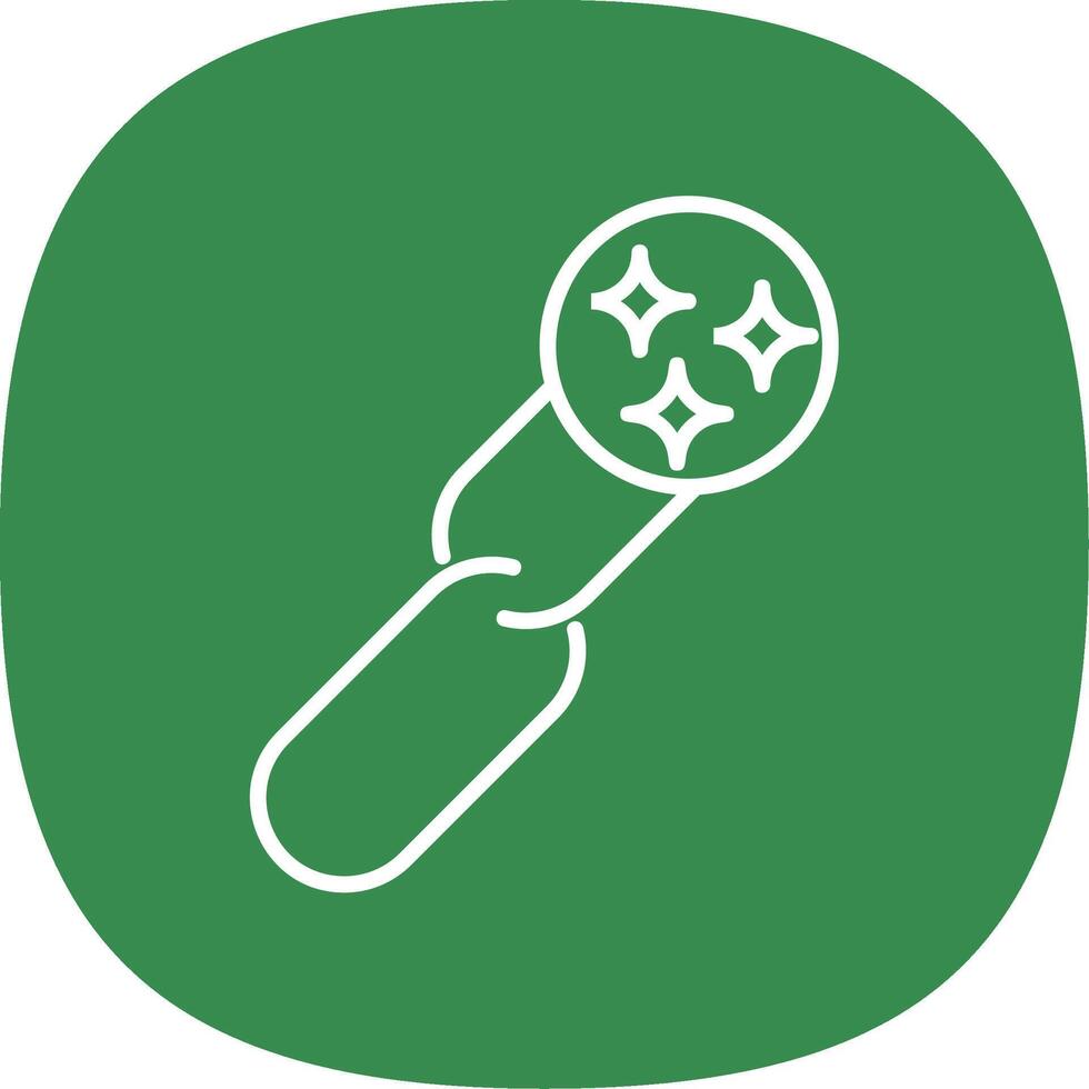 Clean URL Line Curve Icon Design vector