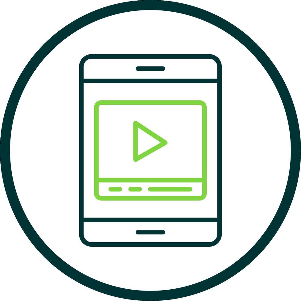 Line Circle Icon Design vector