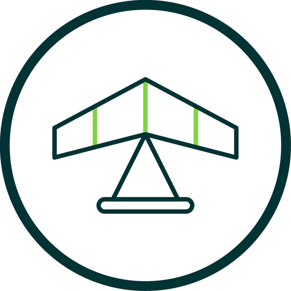 Gliding Line Circle Icon Design vector