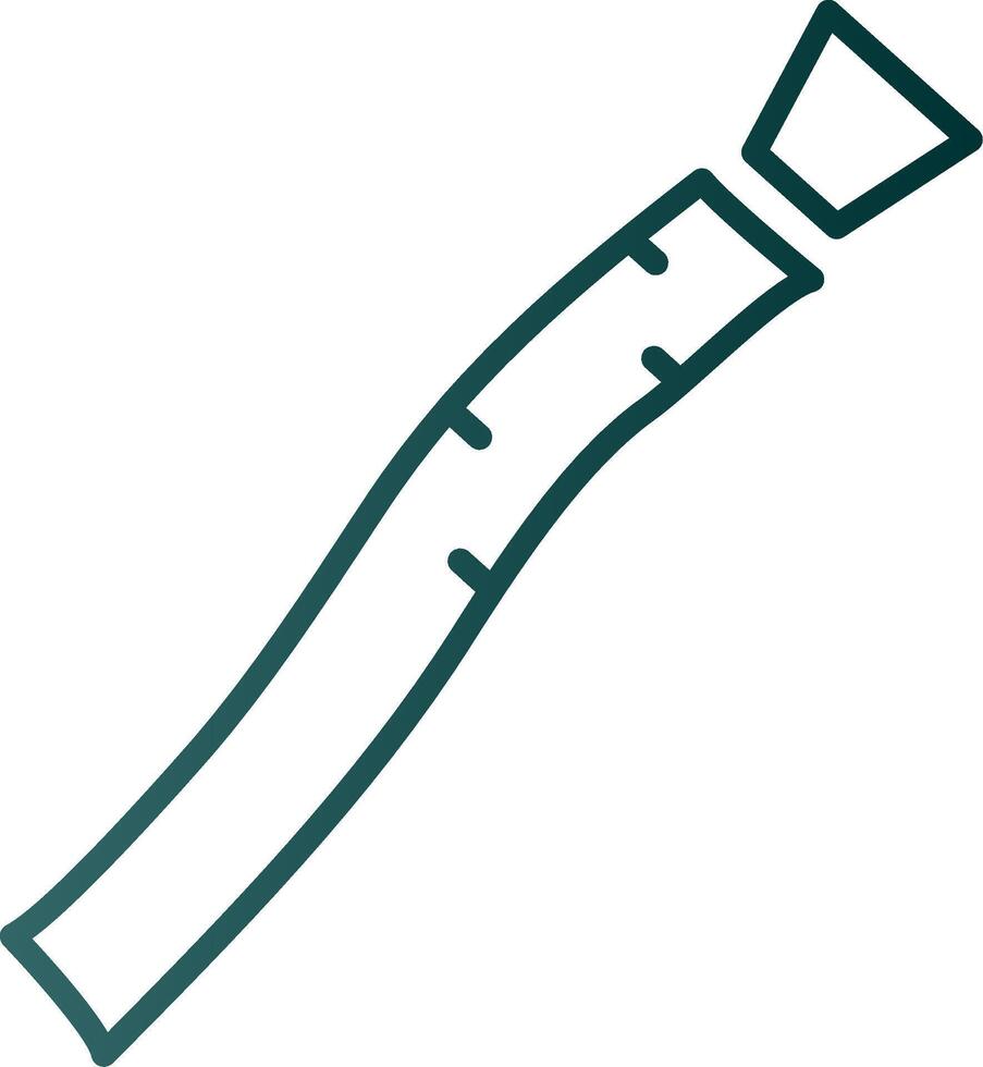 Miswak Line Gradient Icon vector