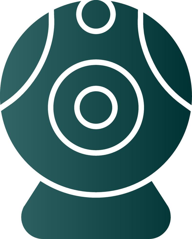 Web camera Glyph Gradient Icon vector