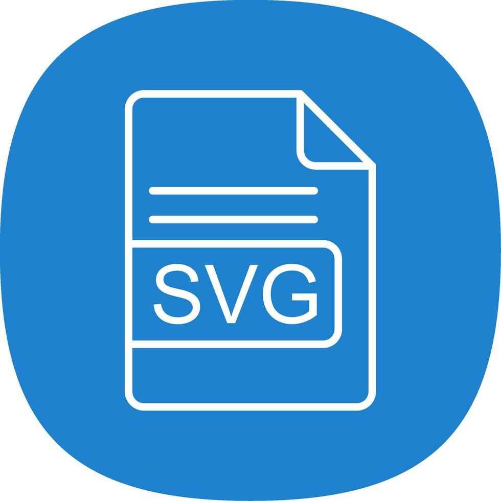 SVG File Format Line Curve Icon Design vector
