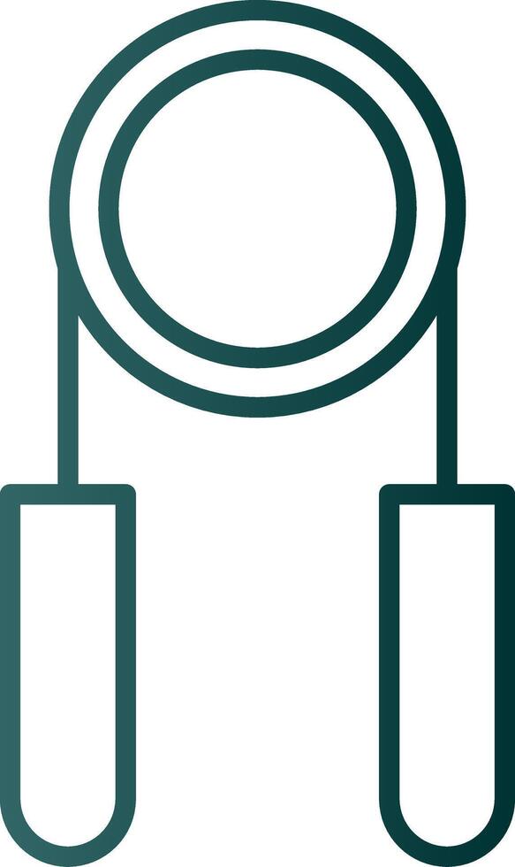 Hand Grip Line Gradient Icon vector