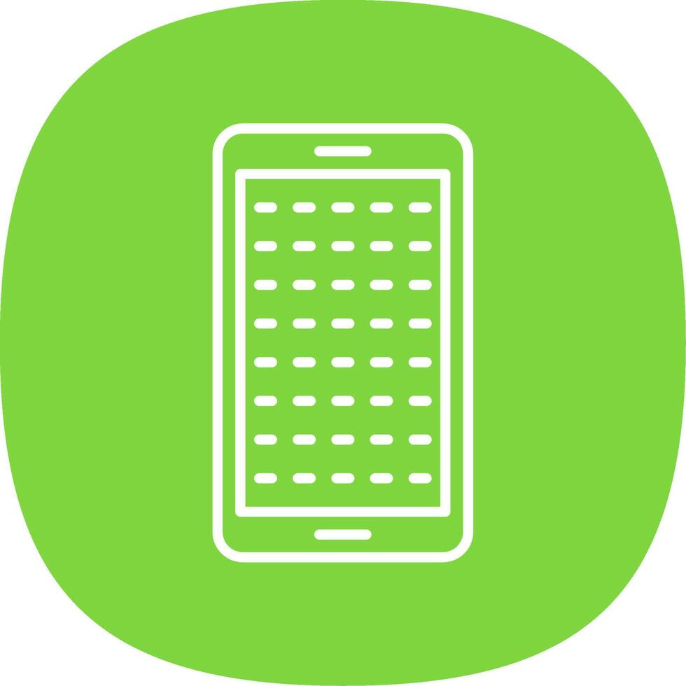 E Learning Line Curve Icon Design vector