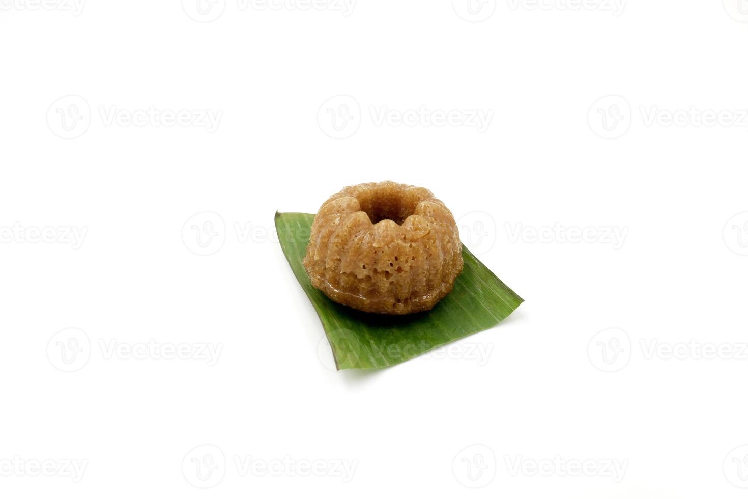 Kue Mangkok or Kue Apem, Indonesian Traditional Steamed Cupcake Jajanan Pasar photo