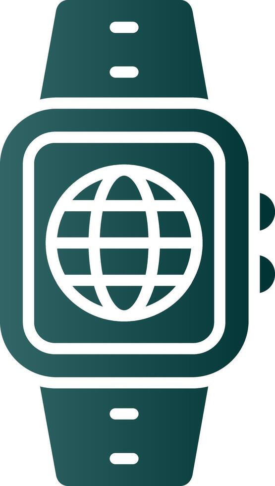 Internet Glyph Gradient Icon vector