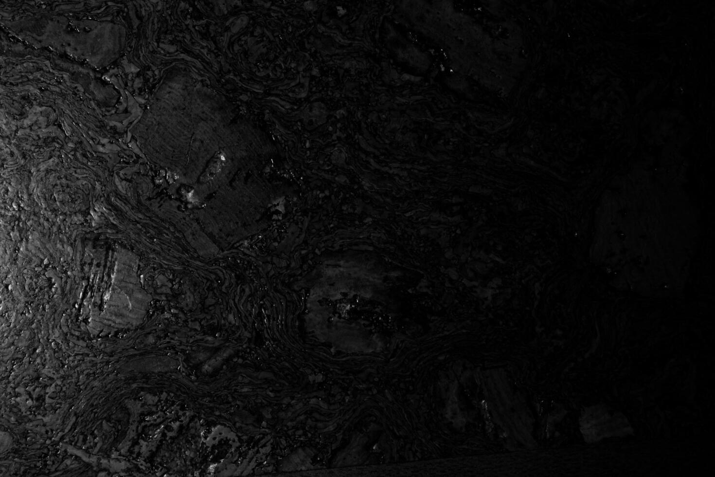 Old black background. Grunge texture. Dark wallpaper. Blackboard, Chalkboard, room Wall. photo