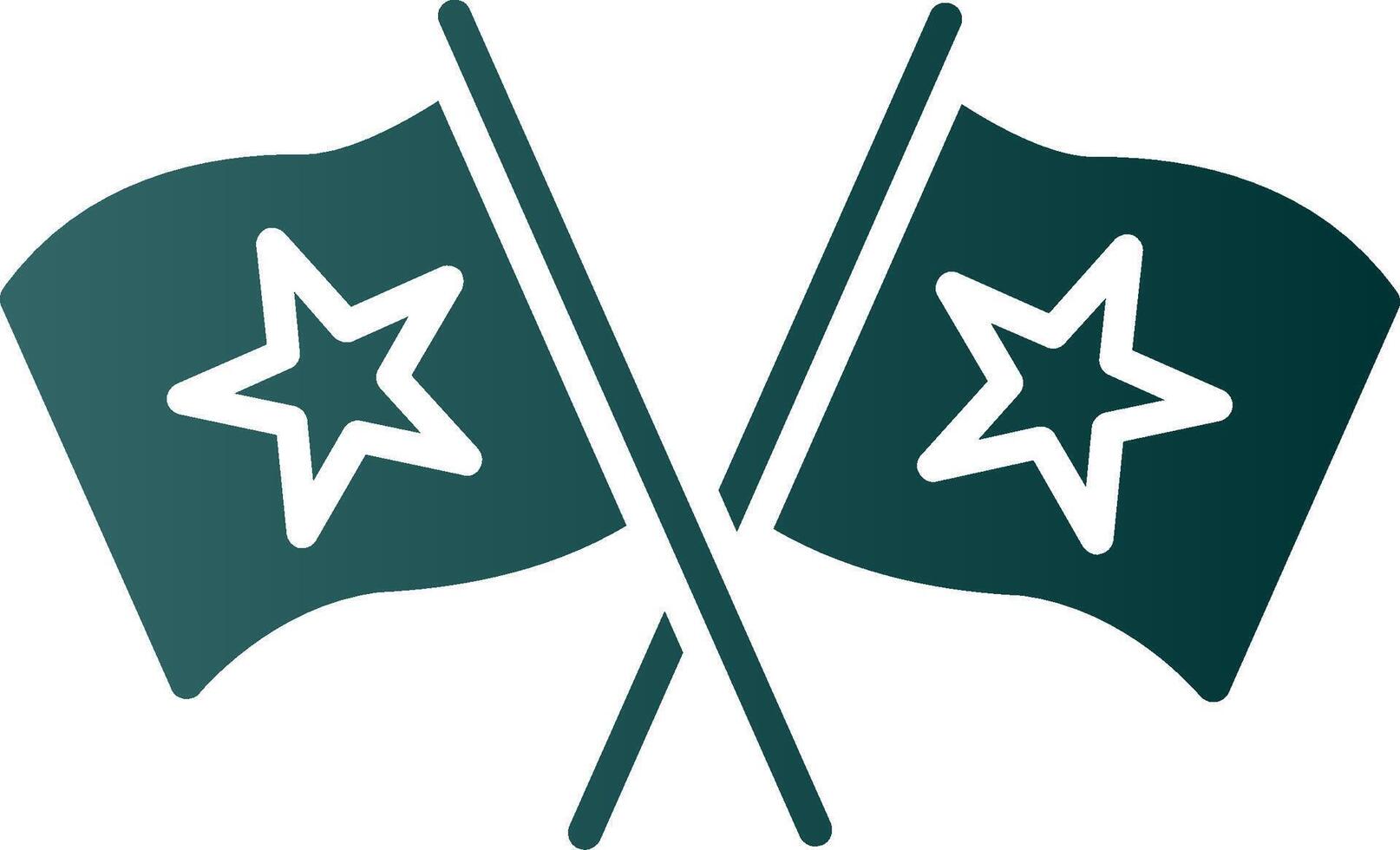 Flags Glyph Gradient Icon vector
