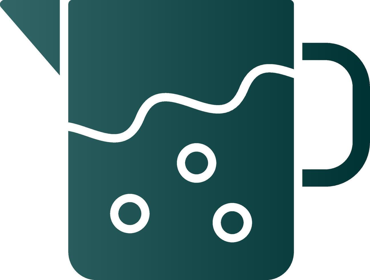 Pitcher Glyph Gradient Icon vector