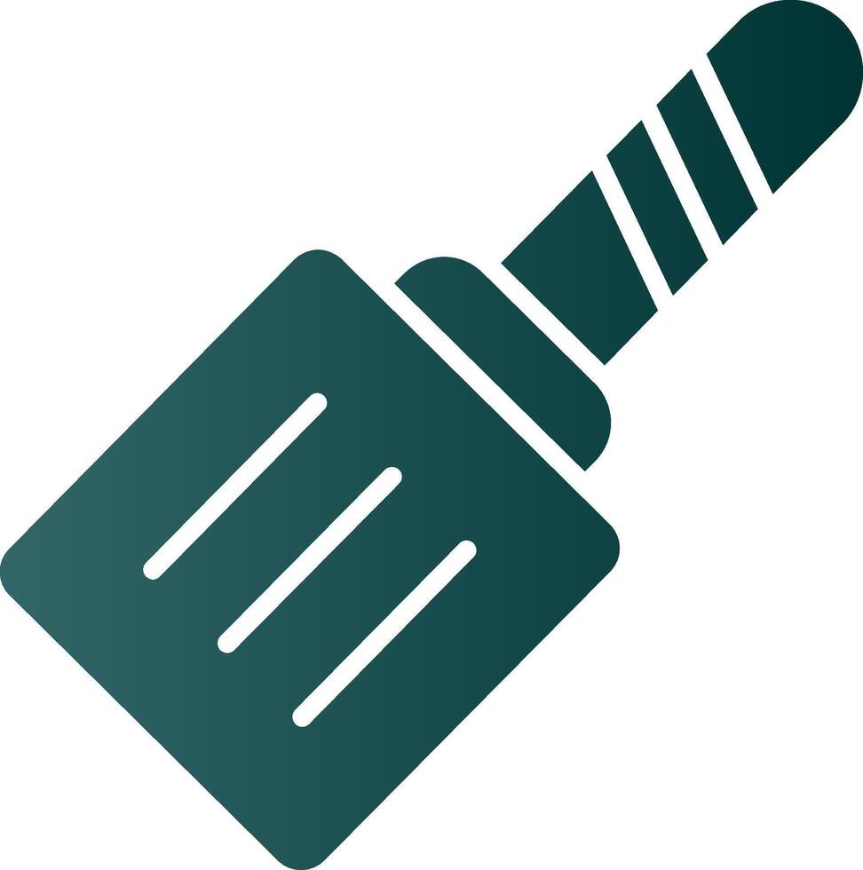 Spatula Glyph Gradient Icon vector