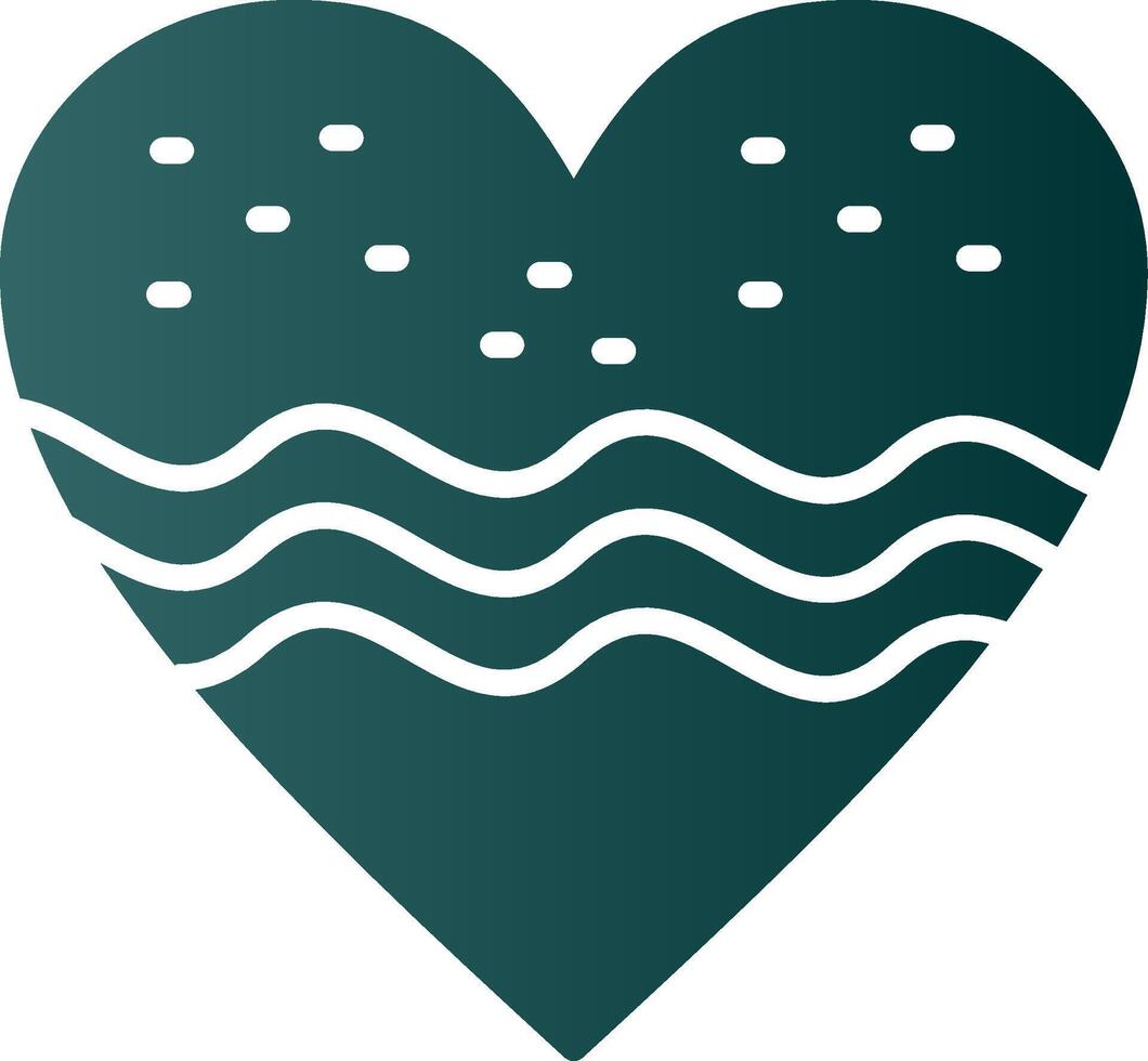 Cutter Glyph Gradient Icon vector