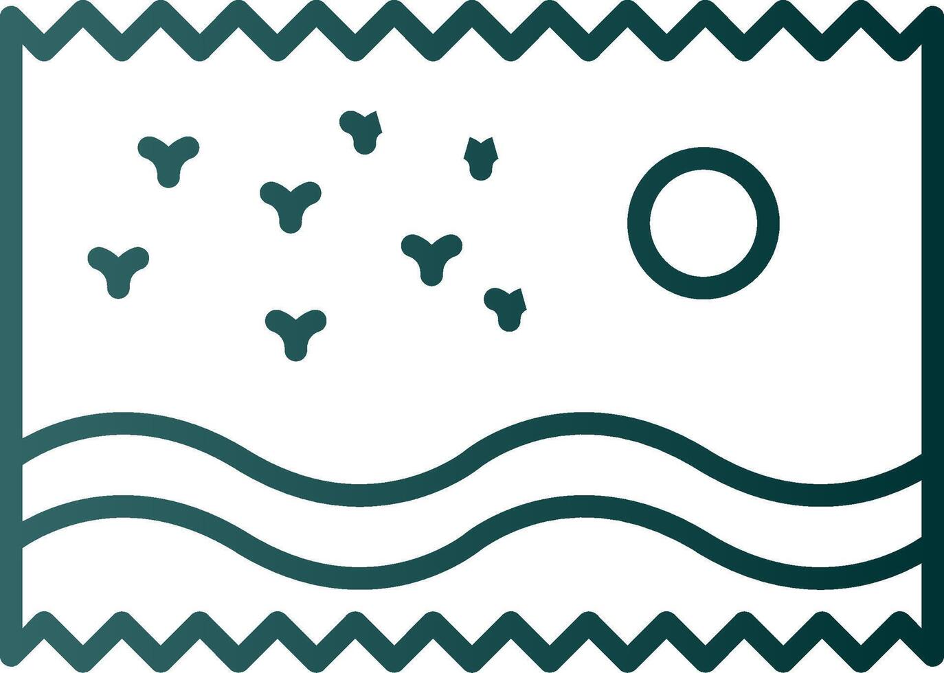 Photo Line Gradient Icon vector