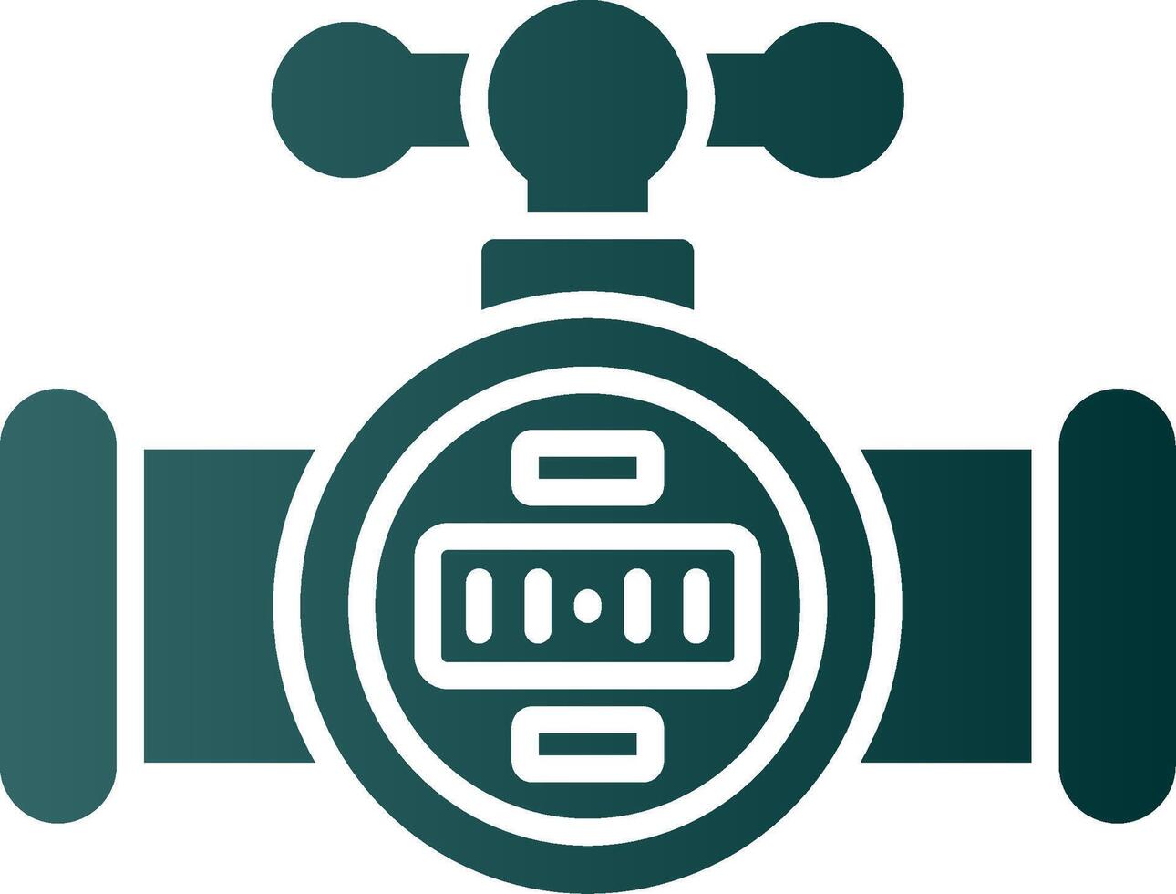 Water Tap Glyph Gradient Icon vector