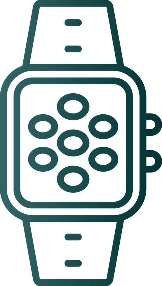 Apps Line Gradient Icon vector