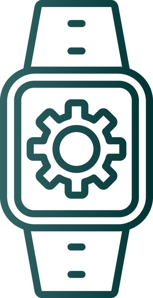 Settings Line Gradient Icon vector