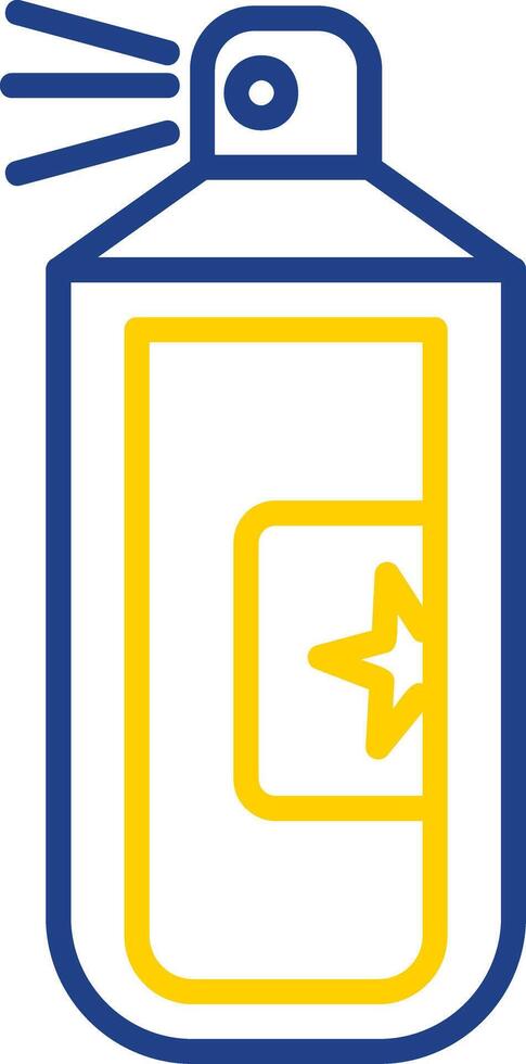 Silly Strings Line Two Colour Icon Design vector