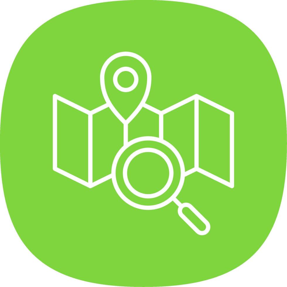 Map Line Curve Icon Design vector