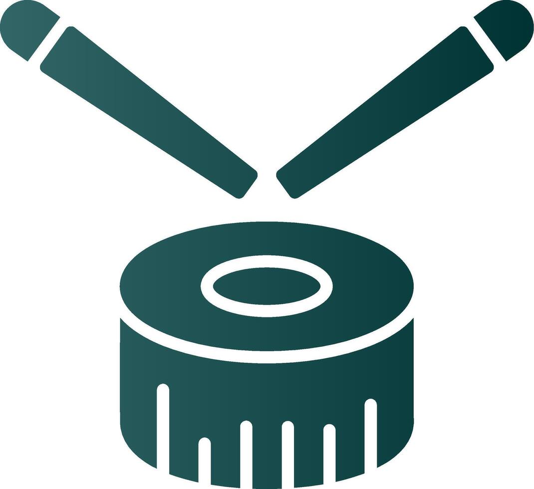 Sushi Glyph Gradient Icon vector