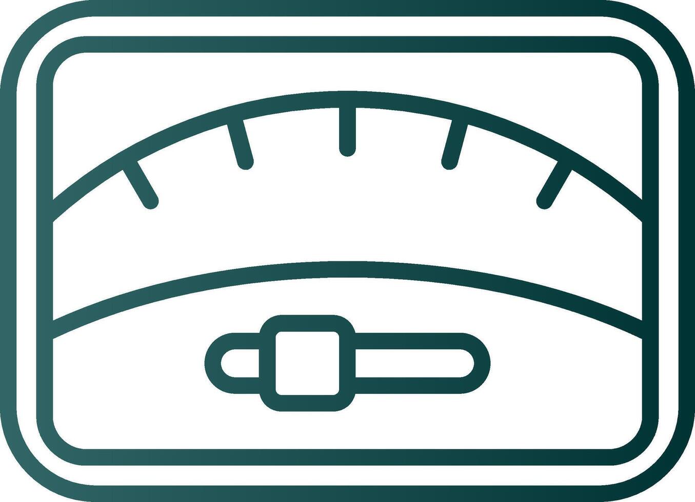 Dial Line Gradient Icon vector