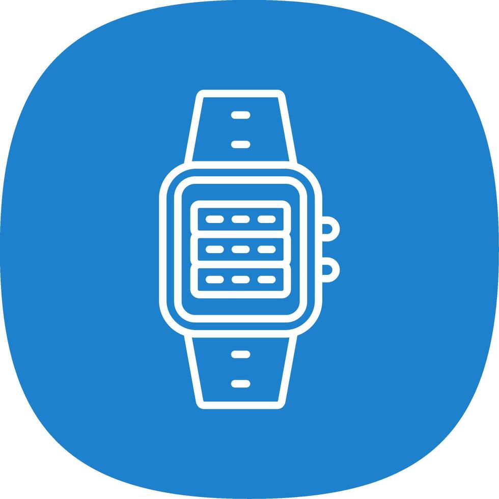 Server Line Curve Icon Design vector