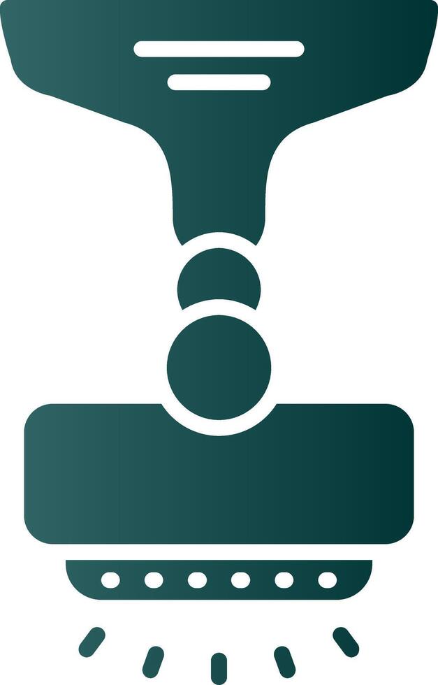 Lamp Glyph Gradient Icon vector
