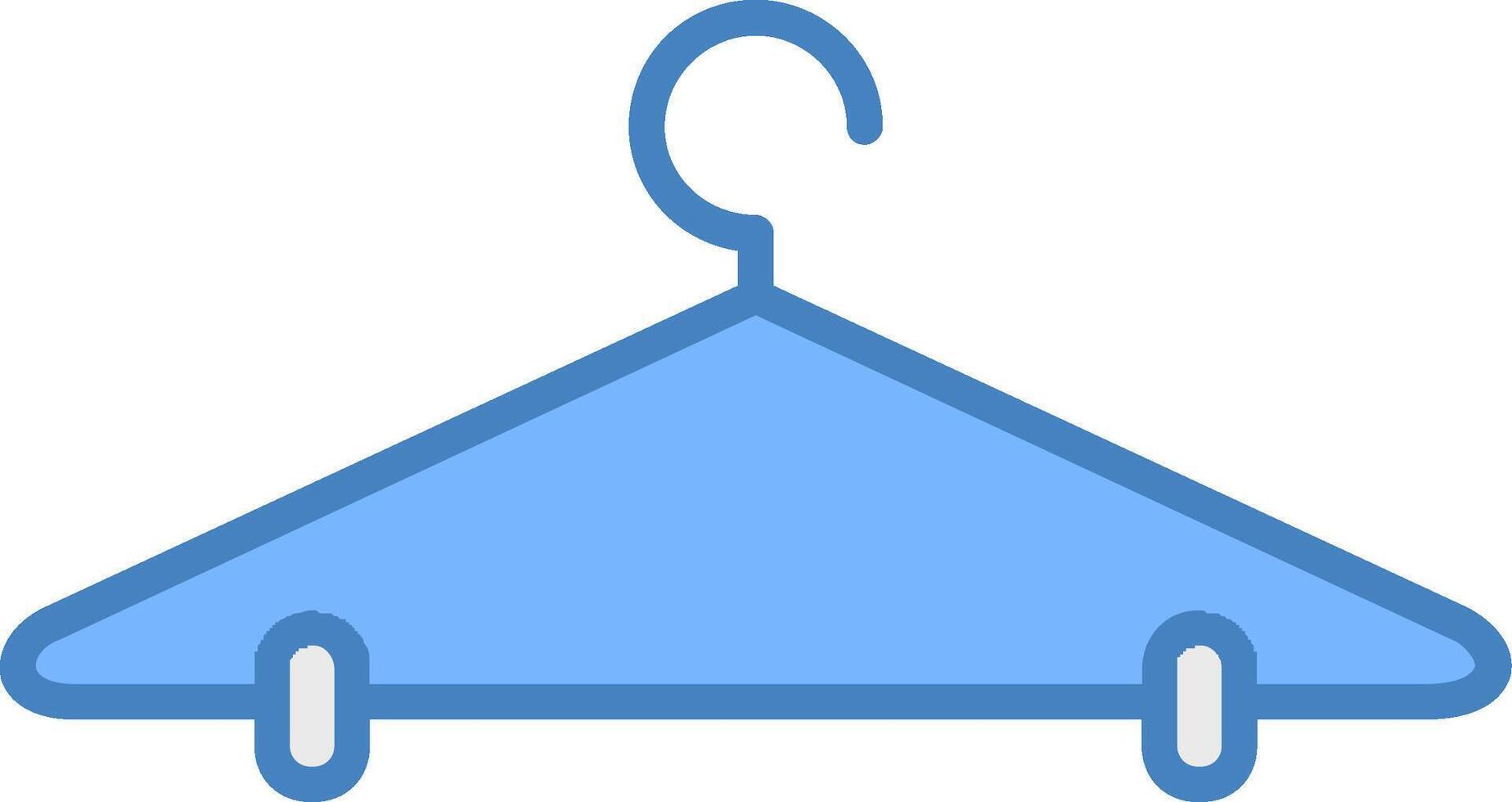 Retail Line Filled Blue Icon vector
