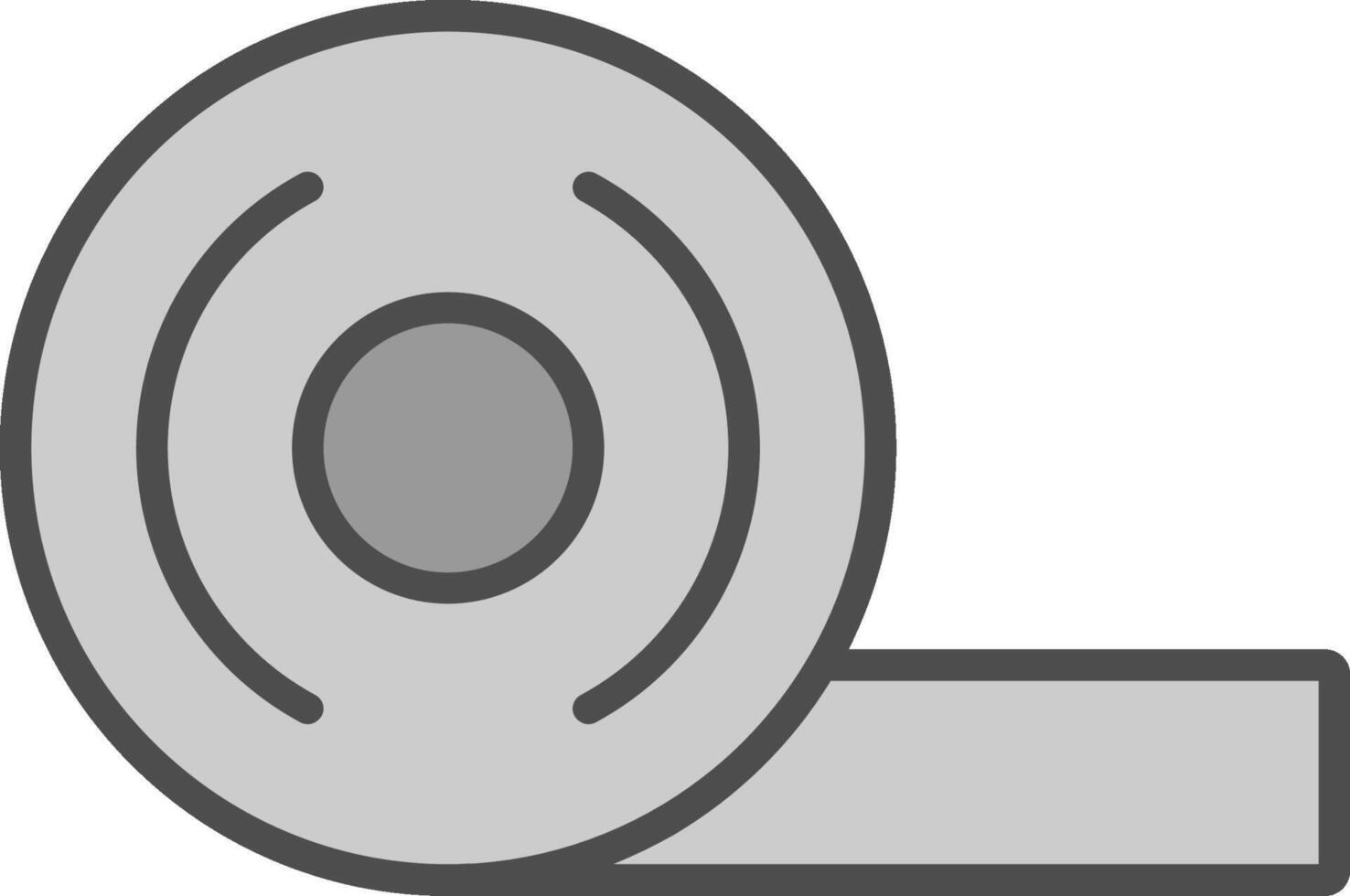 Adhesive Tape Line Filled Greyscale Icon Design vector