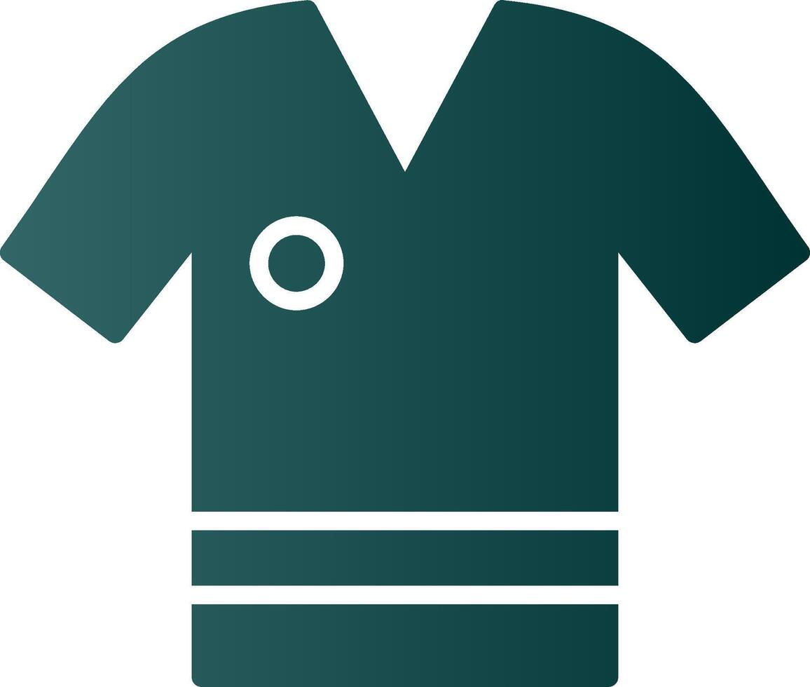 Shirt Glyph Gradient Icon vector
