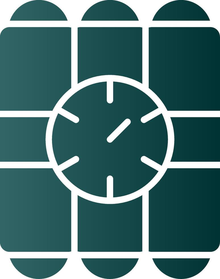 C4 Glyph Gradient Icon vector