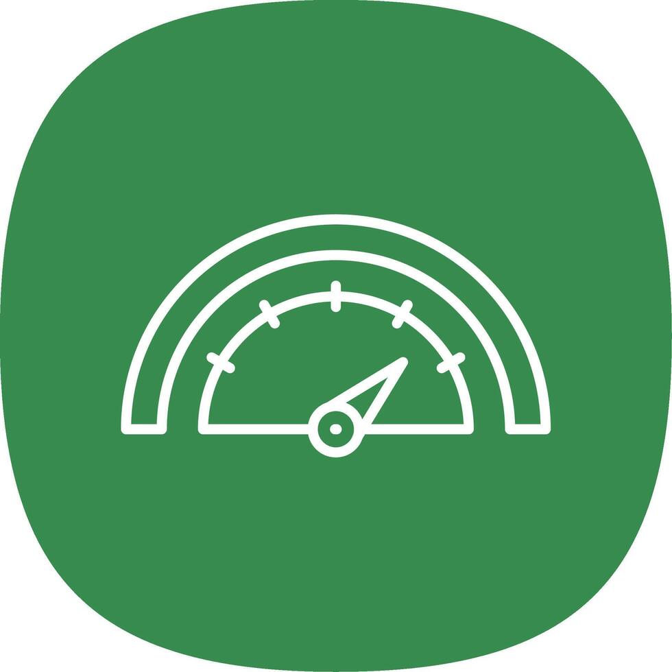 Dial Line Curve Icon Design vector