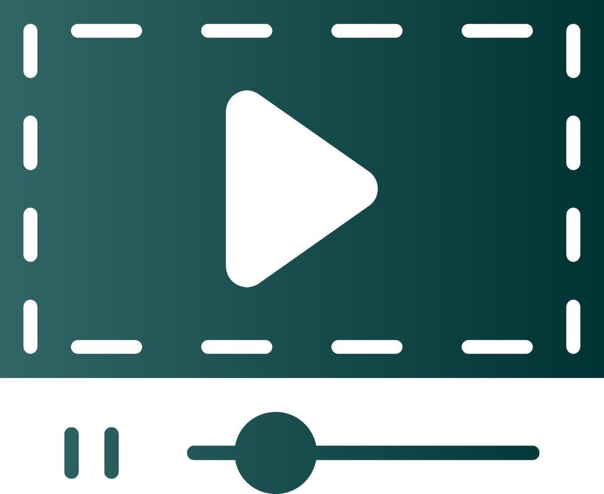 Glyph Gradient Icon vector