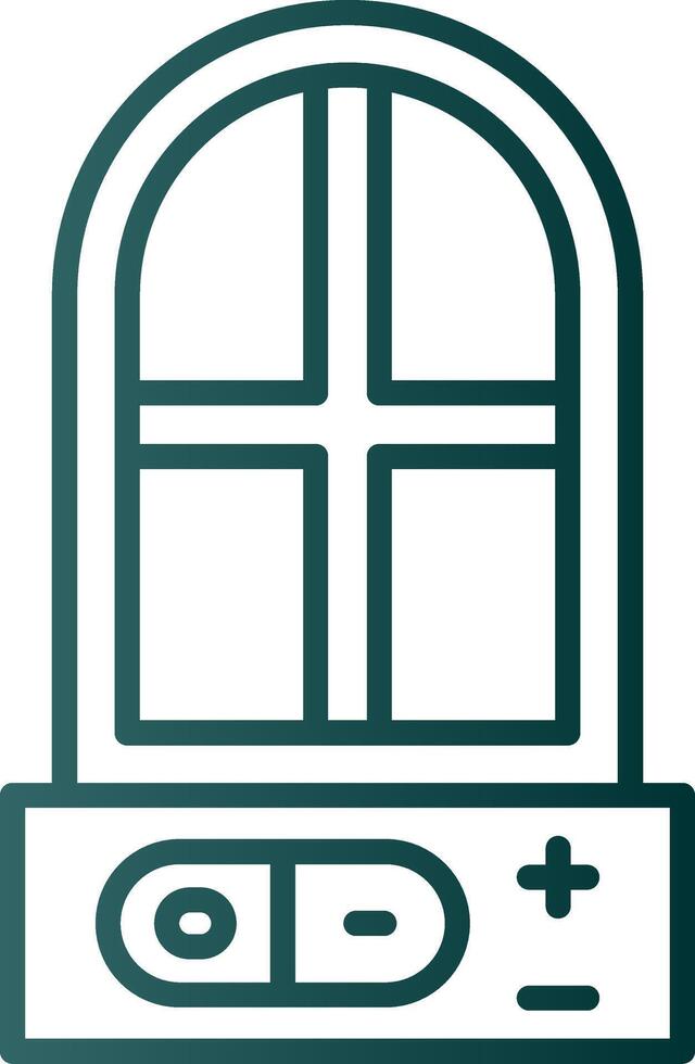 Light Line Gradient Icon vector