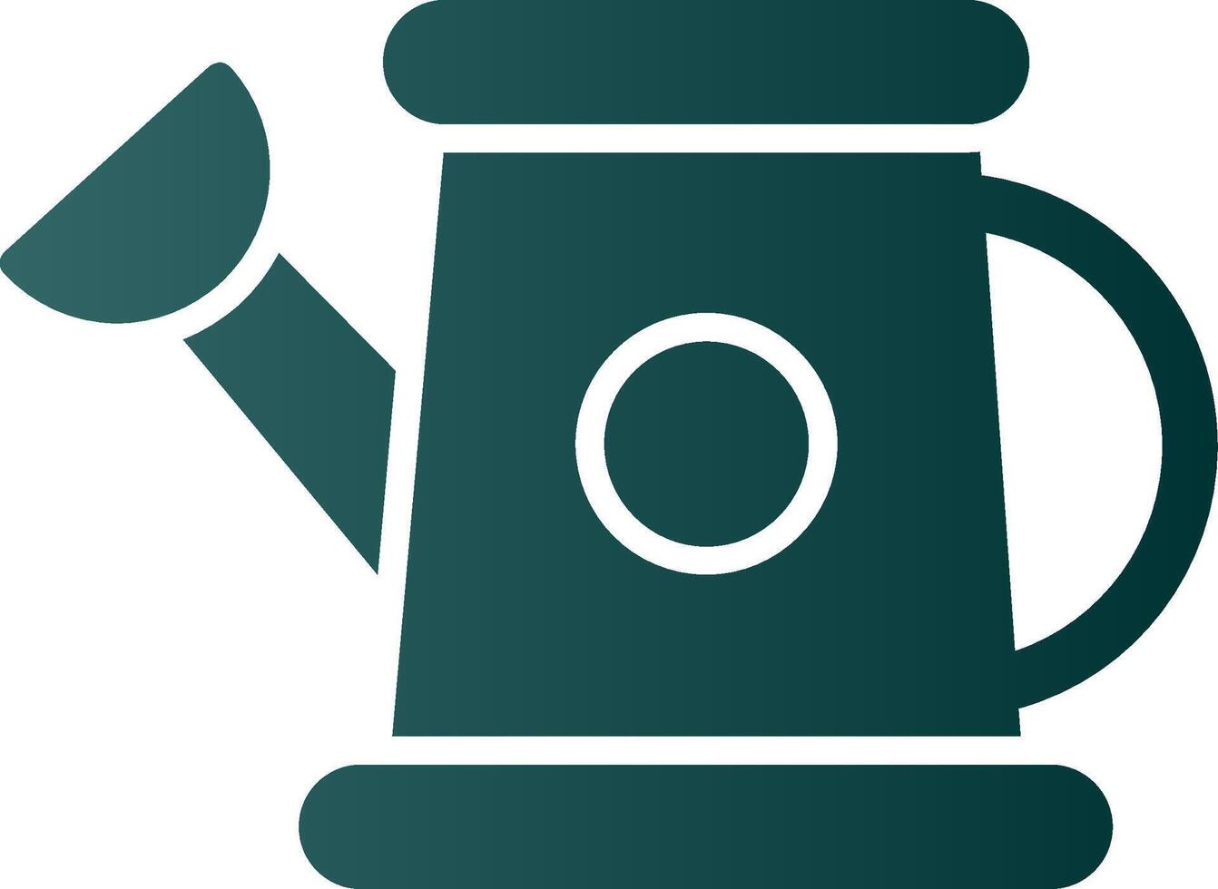 Watering Can Glyph Gradient Icon vector