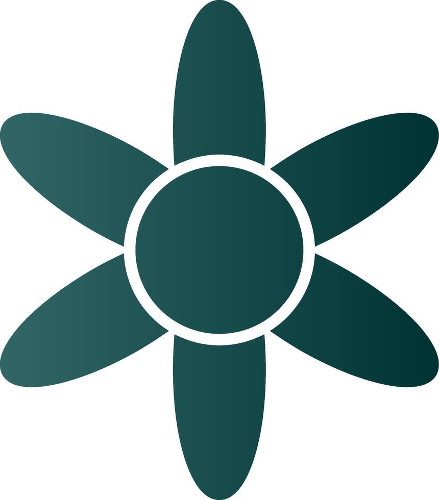 Amaryllis Glyph Gradient Icon vector