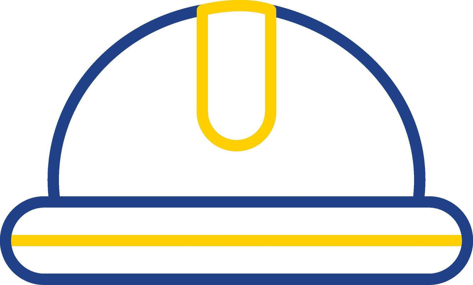 Helmet Line Two Colour Icon Design vector