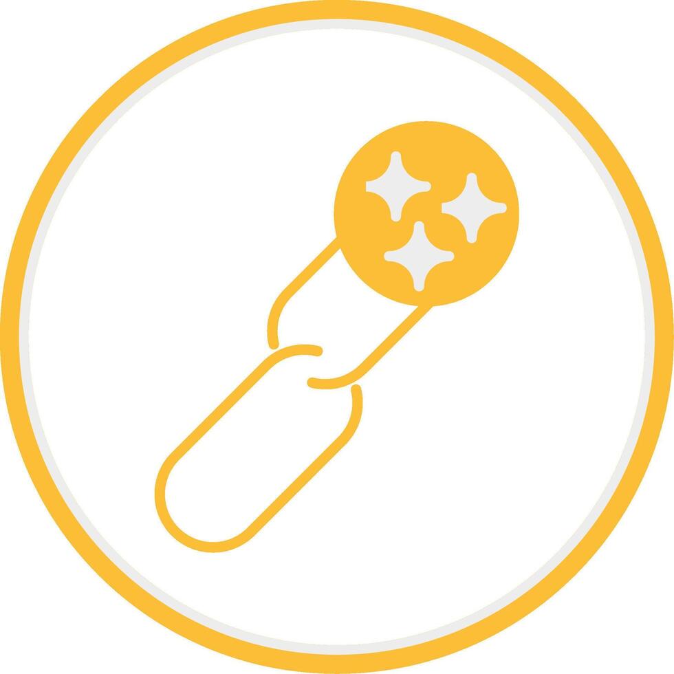 Clean URL Flat Circle Icon vector