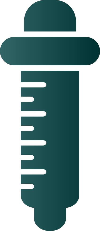 Pipette Glyph Gradient Icon vector