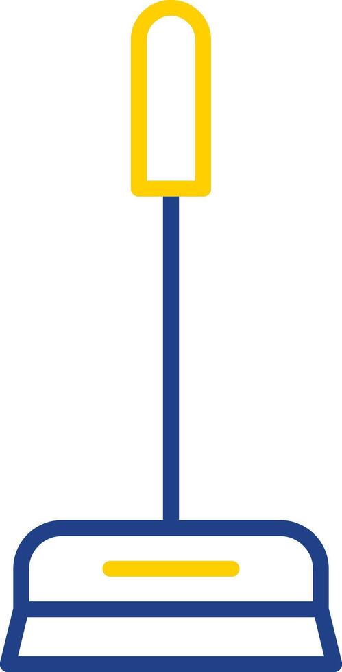 Cleaner Line Two Colour Icon Design vector