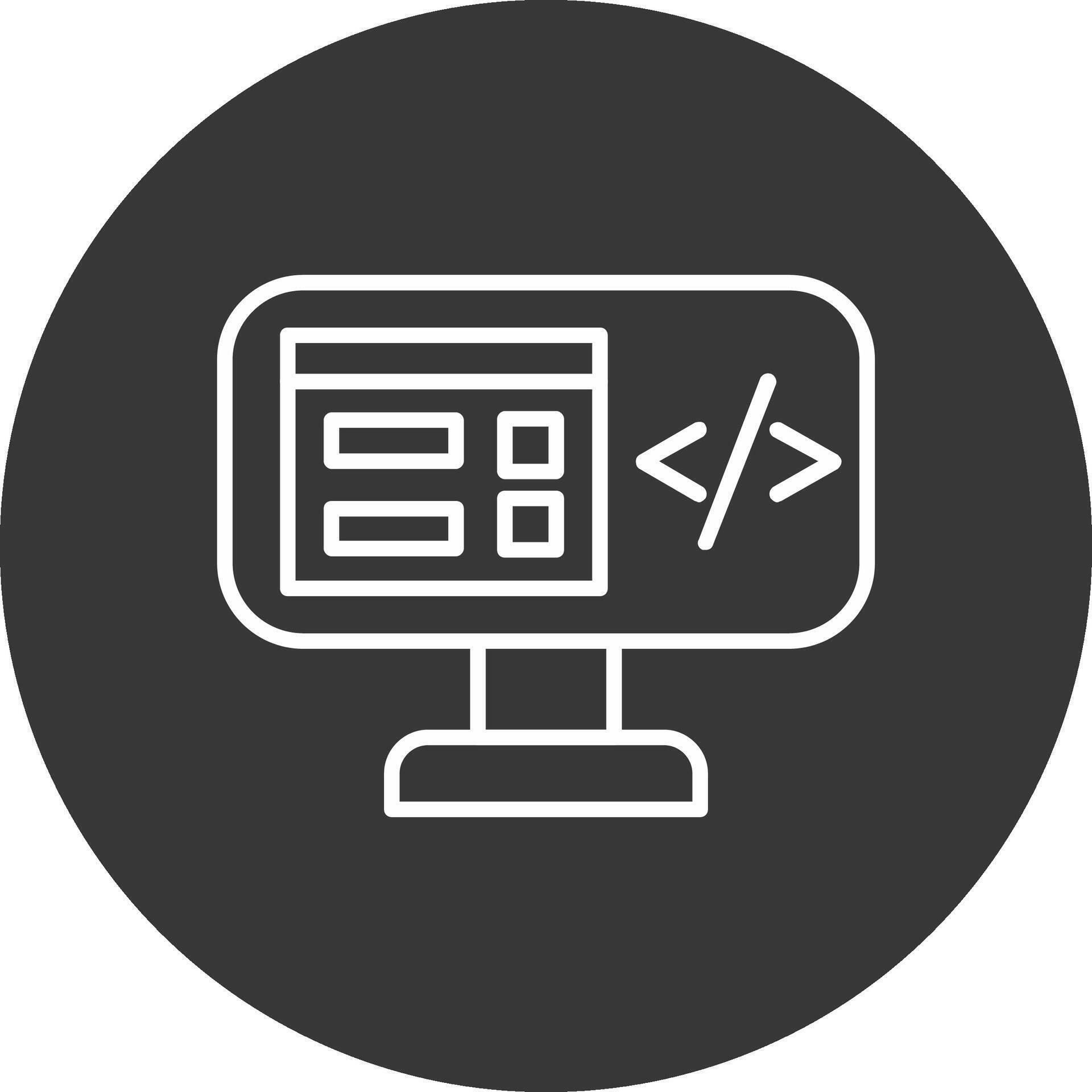 Program Coding Line Inverted Icon Design 43647970 Vector Art at Vecteezy